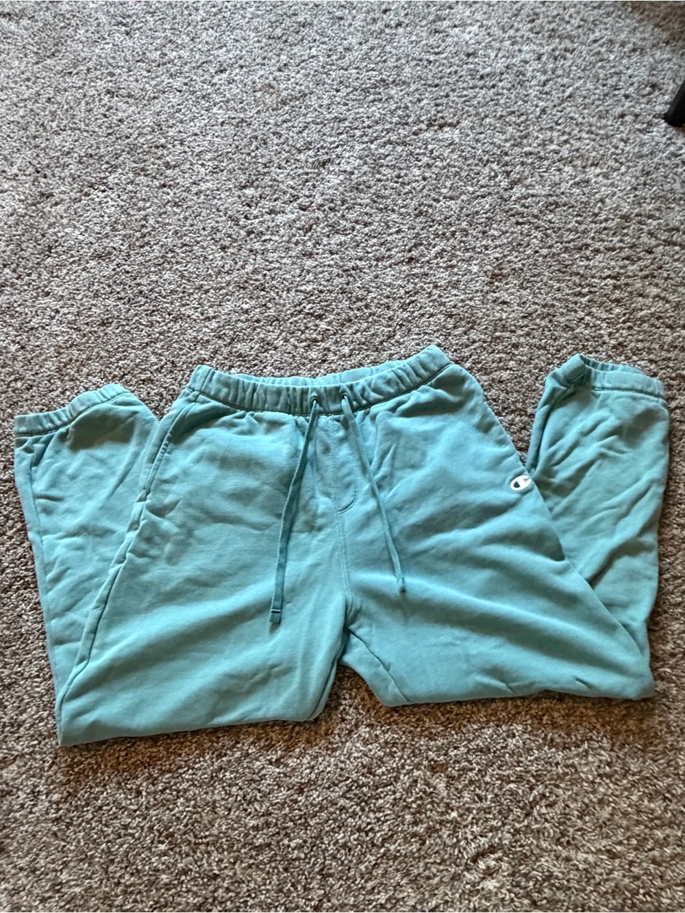 Champion Teal Jogger Sweatpants - Soft Elastic Waist